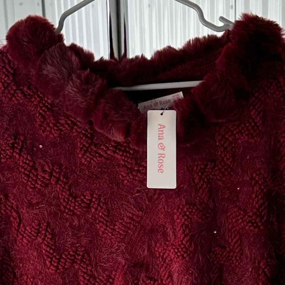 Pancho Knit Sweater OS